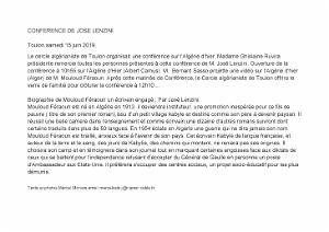 2019 06 15 TOULON CONFERENCE DE JOSE LANZINI SUR L ECRIVAIN ENGAGE MOULOUD FERAOUN